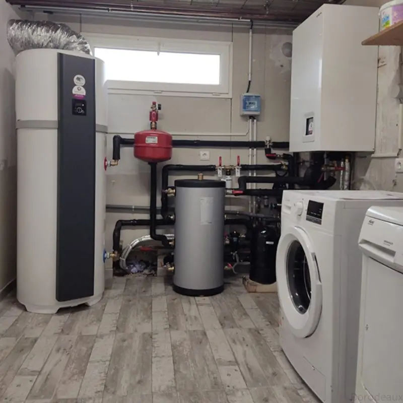 Schéma de fonctionnement d'un chauffe-eau thermodynamique