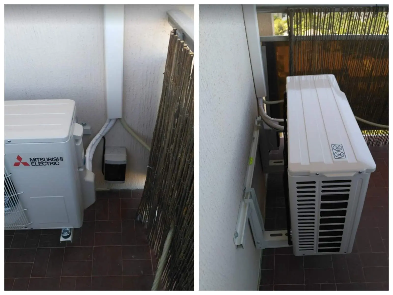 Climatisation monosplit Mitsubishi installée à Pessac